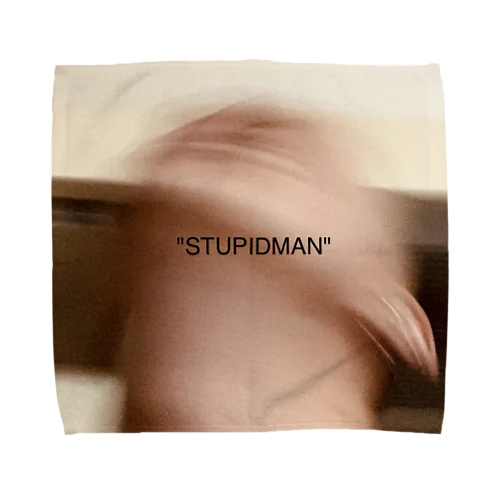 "STUPIDMAN" Towel Handkerchief