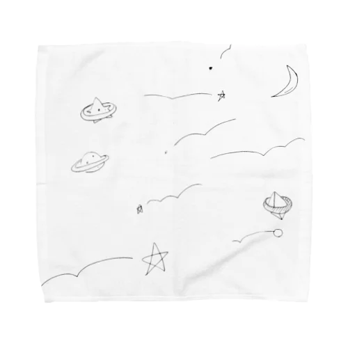 うちゅう Towel Handkerchief