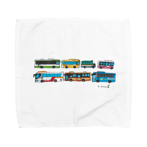 buses Towel Handkerchief