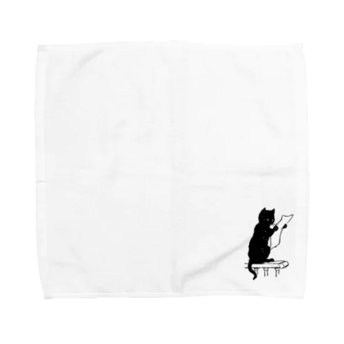 DECODED CAT Towel Handkerchief
