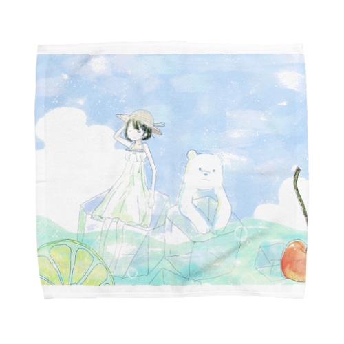 メロンソーダ Towel Handkerchief