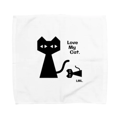 LML- Love My Cat.005 Towel Handkerchief