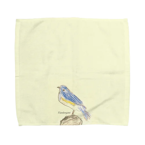 幸せの青い鳥 Towel Handkerchief