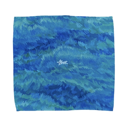 ひとりぼっちのうさぎ Towel Handkerchief