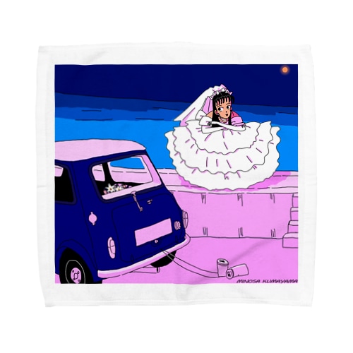 海辺の花嫁 Towel Handkerchief