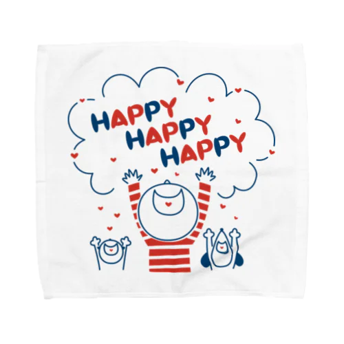 HAPPY HAPPY HAPPY！上を向いて笑おう！ Towel Handkerchief