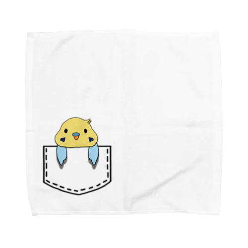 ポケットの中からインコが一羽 Towel Handkerchief