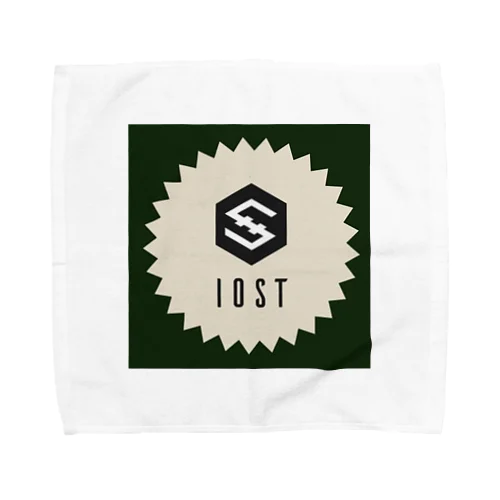 IOST グリーンロゴ Towel Handkerchief