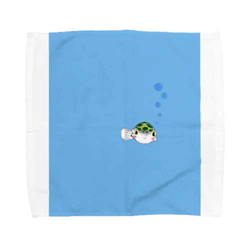 ミドリフグ Towel Handkerchief