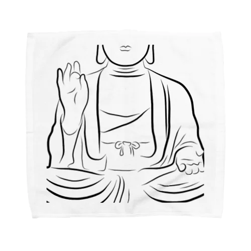 大仏さまversion Towel Handkerchief