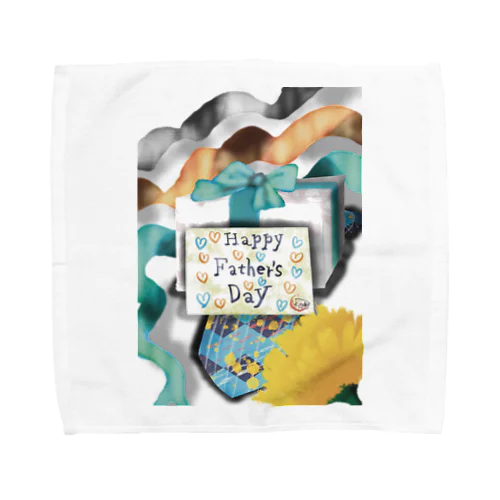 TITINOHI＝Father’sDay 「父の日に、👔や🎁はいかがですか？」 Towel Handkerchief