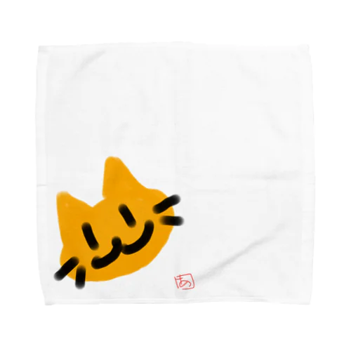 きいろいネコくん Towel Handkerchief