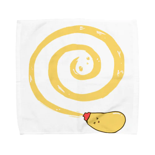 飛び散るマヨネーズくん Towel Handkerchief