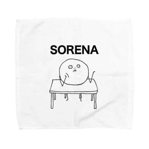 ビーンズさんの''SORENA''グッズ タオルハンカチ