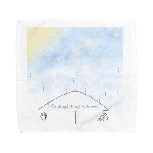 SUN SHOWER Towel Handkerchief