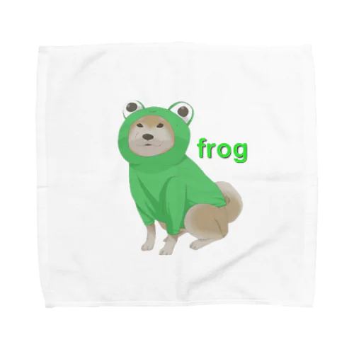 frog タオルハンカチ