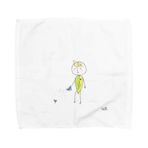 葉っぱのニンゲン Towel Handkerchief