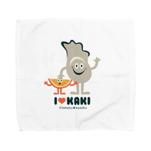 カキおじさんとレモンちゃん　東北☆家族 Towel Handkerchief