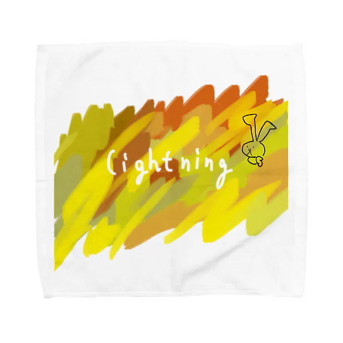 黄色の閃光 by kids Towel Handkerchief