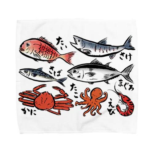 釣幸運男道 Towel Handkerchief