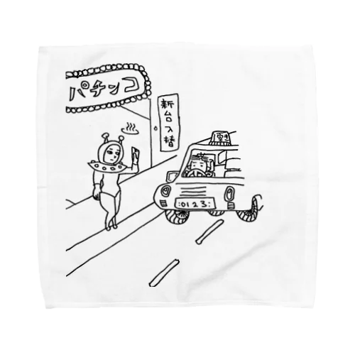 宇宙レディ Towel Handkerchief