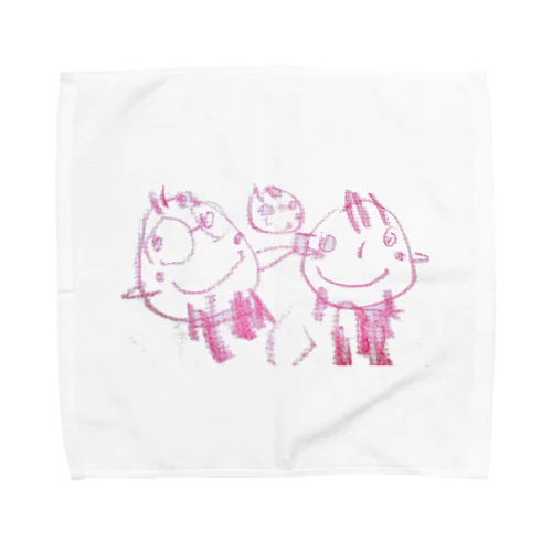 仲良し家族 Towel Handkerchief