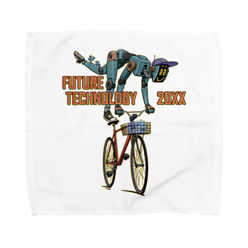 "FUTURE TECHNOLOGY 20XX" Towel Handkerchief