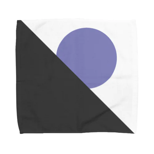 Blue circle Towel Handkerchief