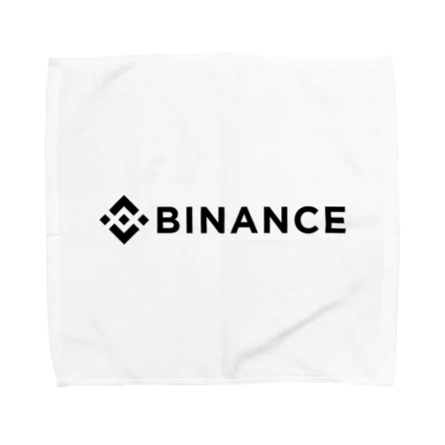 BINANCE-バイナンス- 黒ロゴ Towel Handkerchief