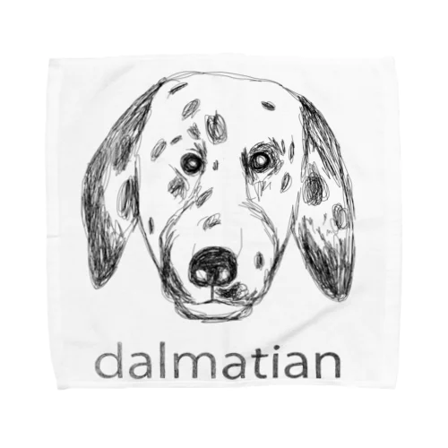 Dalmatian Towel Handkerchief