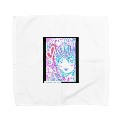 かわゆす♥️ハート女子ちゃん Towel Handkerchief