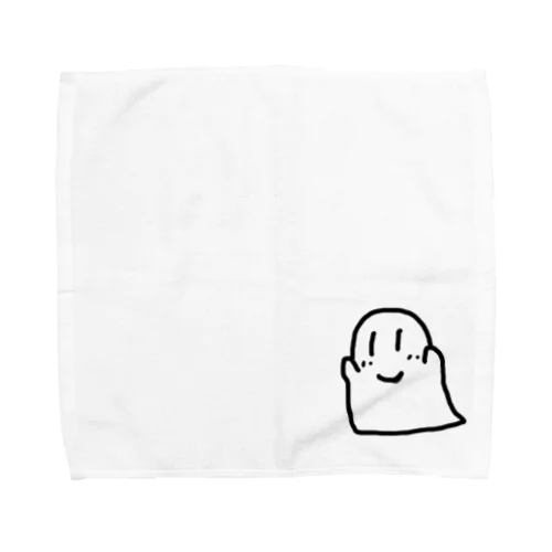 オバケのユウくん黒 Towel Handkerchief