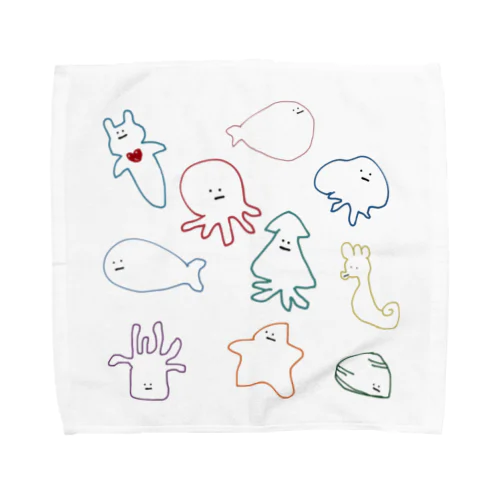 すいぞっかん Towel Handkerchief