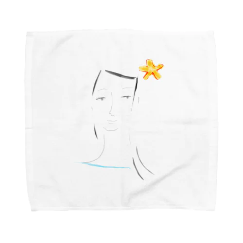 きいろい花 Towel Handkerchief