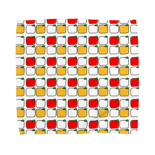 りんごとおなし タオルハンカチ