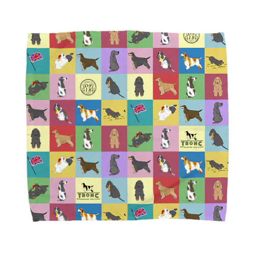 cockerspaniel square Towel Handkerchief