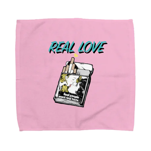 REAL LOVE タオルハンカチ