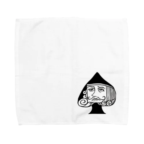 ♠ KING  Towel Handkerchief