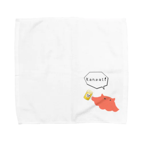 かんぱいめんだこくん Towel Handkerchief