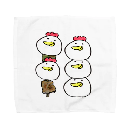 ねぎま鶏鶏 Towel Handkerchief