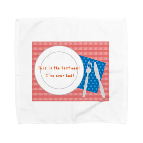 TABLE-PINK Towel Handkerchief