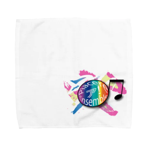 新ロゴ ピアチェーレグッズ！ Towel Handkerchief