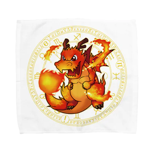 【算数王国】No.91ドラゴン Towel Handkerchief