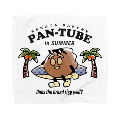 夏だよ！海へサーフィンしにいく生チョコぱんくん Towel Handkerchief