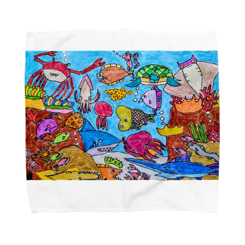 カムくん海のシリーズ Towel Handkerchief