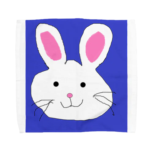 てがきうさぎ Towel Handkerchief