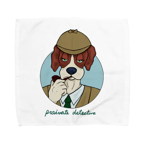 私立探偵　Dog Towel Handkerchief