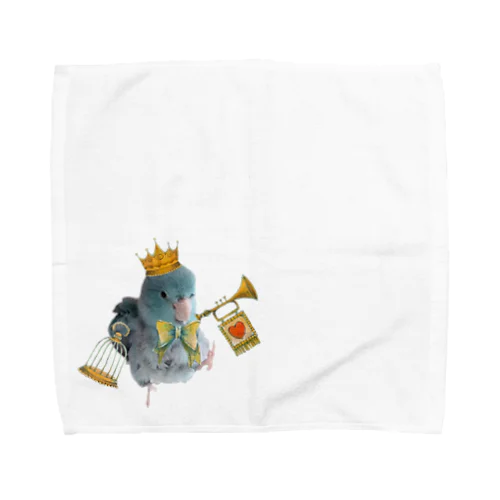 お散歩マメちゃんタオルハンカチL Towel Handkerchief