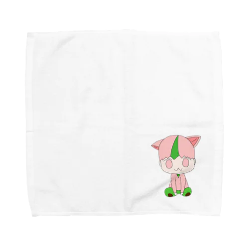 mochi ねこ Towel Handkerchief