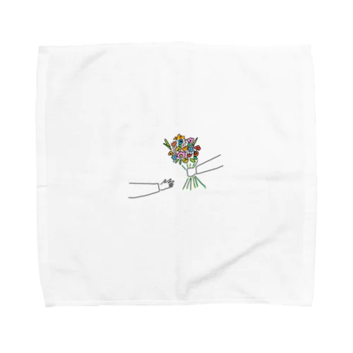 ズッキーニと花束 Towel Handkerchief